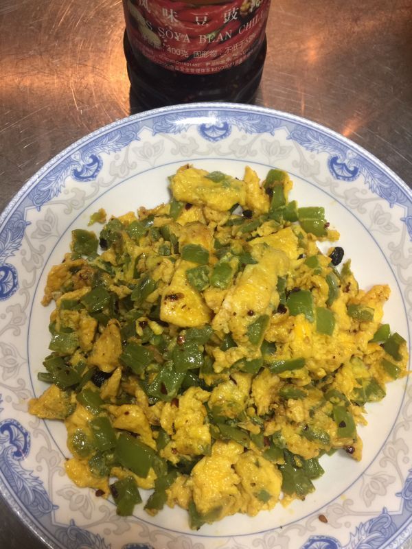 豆豉|风味豆豉尖椒炒鸡蛋