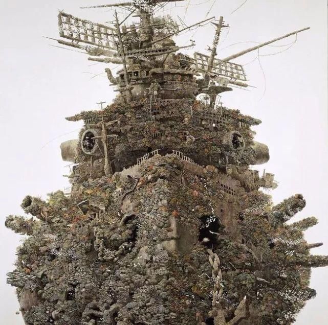 极致|一幅画画了3年,细到要用放大镜,他把钢笔画玩到了极致!