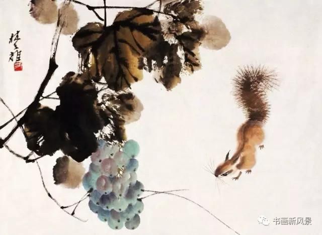  松鼠|看他画的小松鼠，绝对是一种享受！