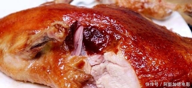 油腻|烤鸭只用一勺盐和酱油,味道不油腻,你一看就会有食欲