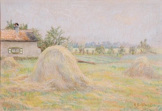  韦特|比利时女画家安娜·韦特的印象油画