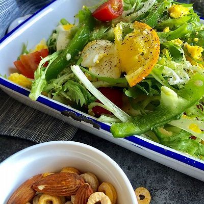 胡椒|苦苣橙香减脂沙拉