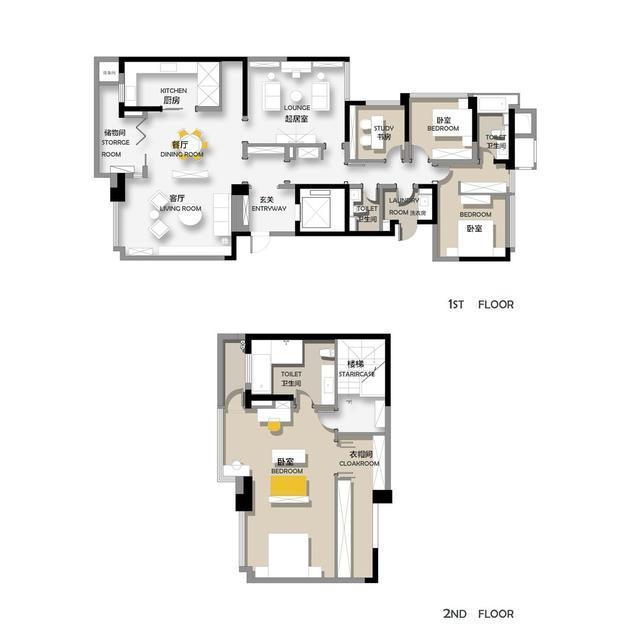  设计师|230㎡的半复式长什么样？设计师这样装修，自带阳光房，效果温馨