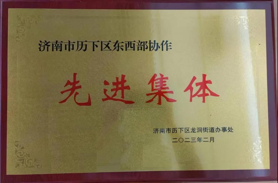新华保险山东分公司获得“历下区东西部协作先进集体”荣誉称号