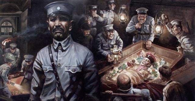 孙殿英|盗慈禧墓的孙殿英,什么下场?58岁病死狱中,儿子成最牛守陵人