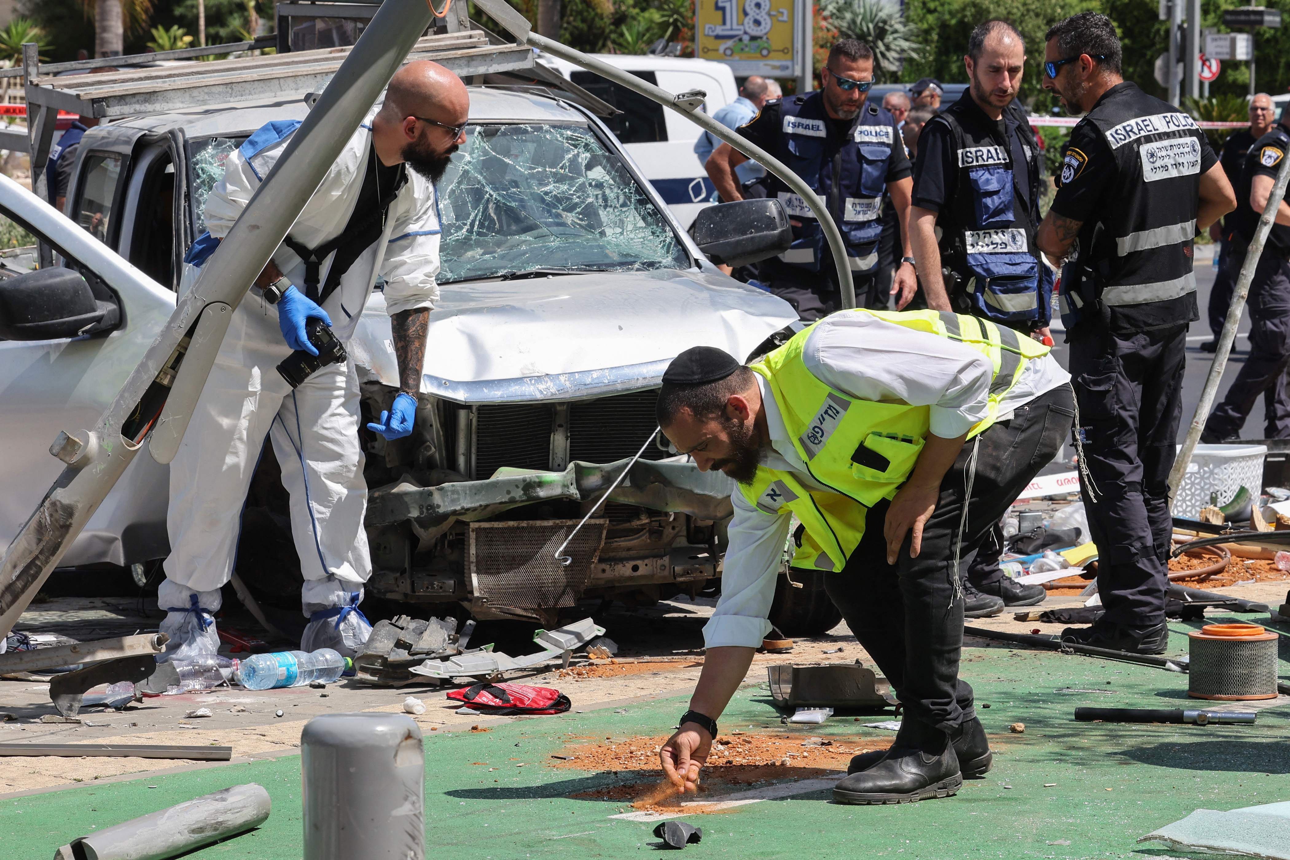 以色列特拉维夫发生驾车袭击事件致7人受伤