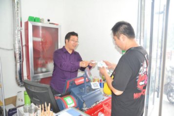 售彩|【福彩人】孙玉得:小小彩票袋 售彩助力大