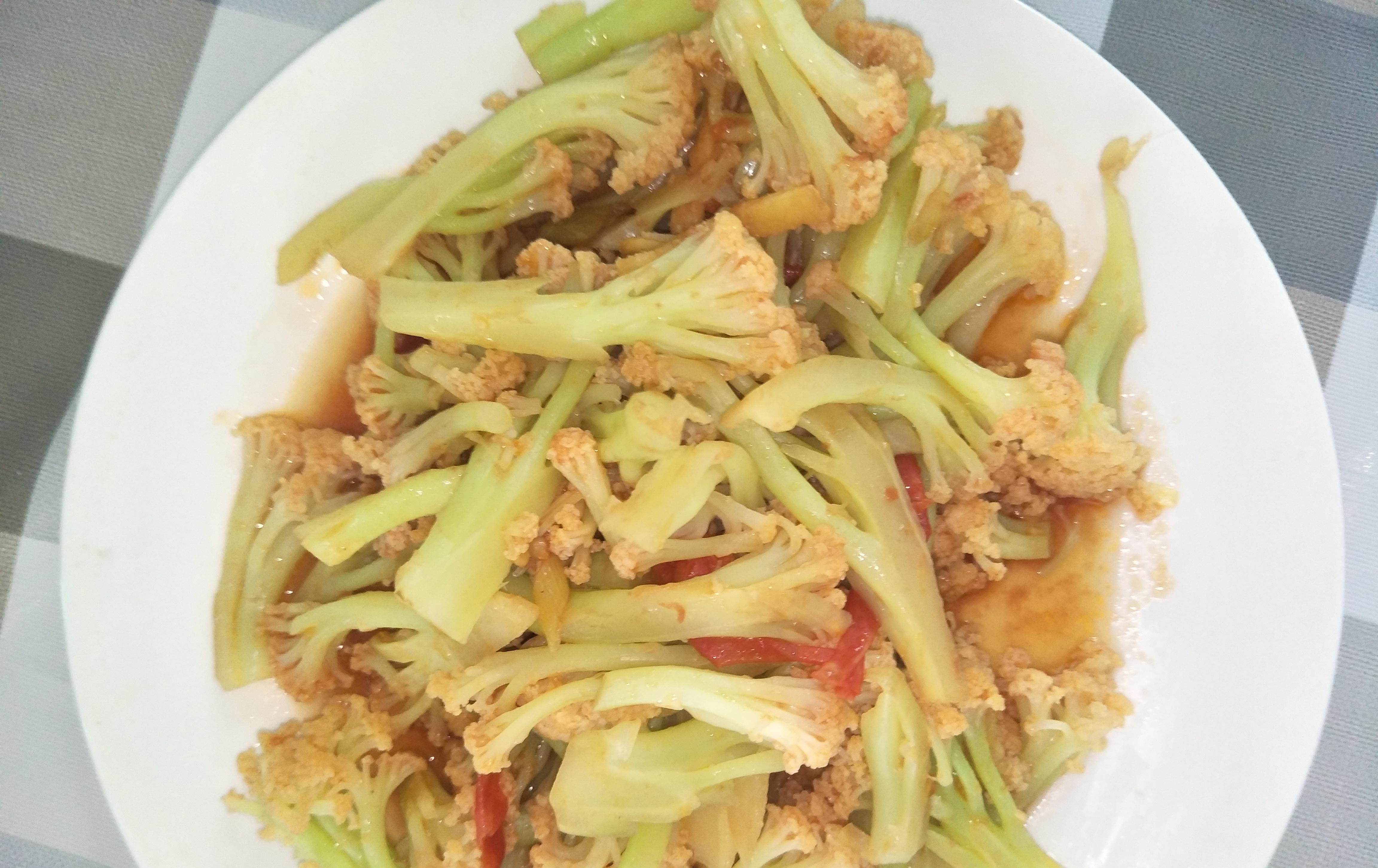 简单|立秋后,西红柿和菜花是绝配,简单一炒,又香又好吃