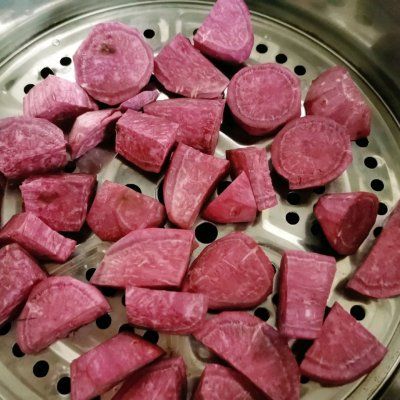  好吃|吃着比肉还鲜，嘴馋就吃超好吃一口一个，拔丝紫薯酥