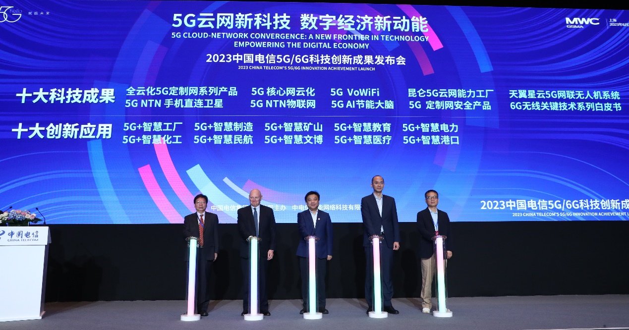 5G方兴未艾，6G未来已来——中国电信发布 5G/6G云网科技创新成果