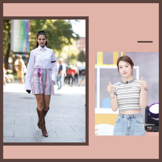  小心|简约不简单，瞧时尚博主的“基础条纹装”穿搭，处处透着小心机