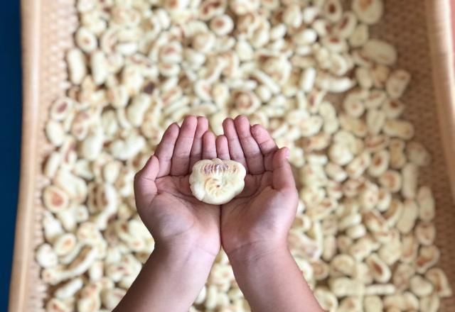 精致|在山东胶东有种饽饽叫巧饽饽,小巧精致,不加一滴水,香甜可口