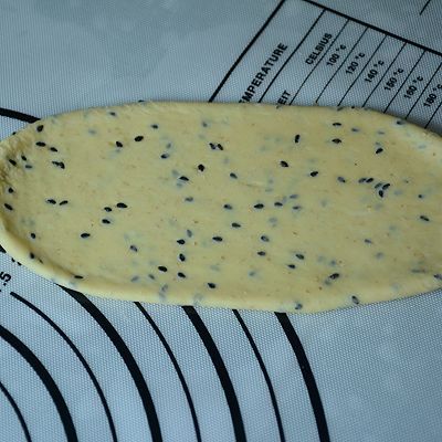  贝果|黑芝麻贝果三明治