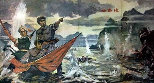  御寒|强渡乌江，红军喝酒御寒，刘亚楼：黔军两条枪，战斗力不强