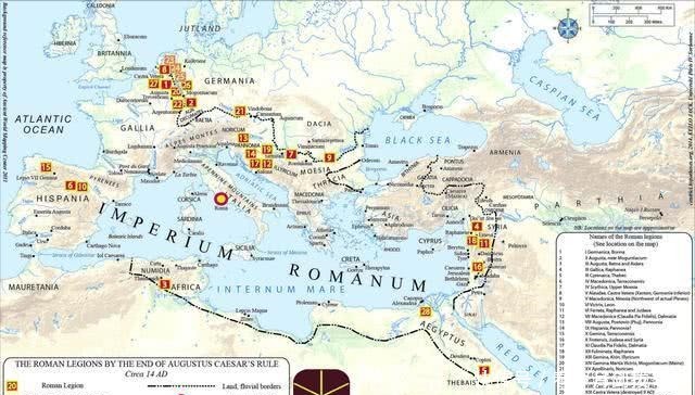 解释|用30张图片解释罗马帝国