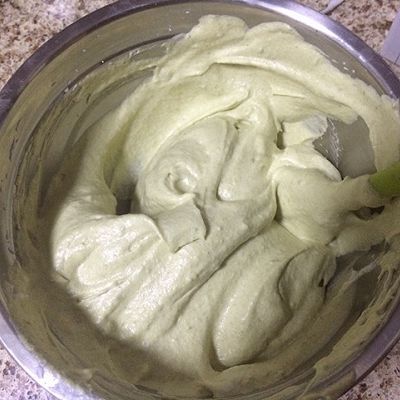 蛋糕|抹茶豆渣戚风蛋糕