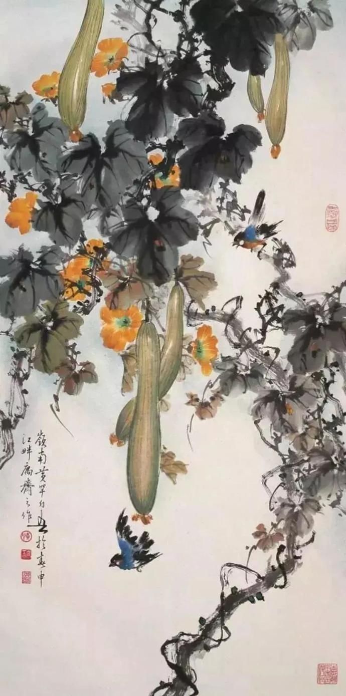  蔬菜|画风清润，寓意无穷，这些瓜果蔬菜的内涵你懂几分？