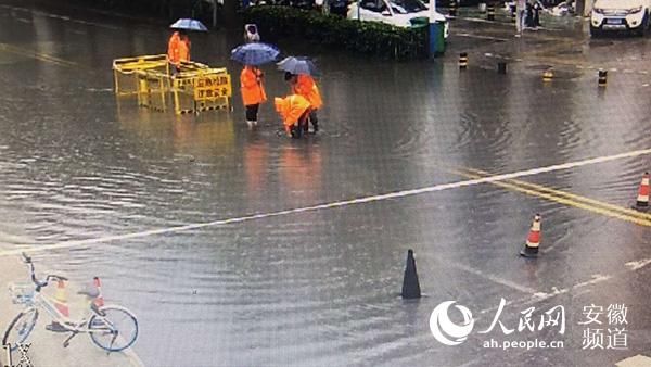 交通管制|合肥肥西路积水严重 实行临时交通管制