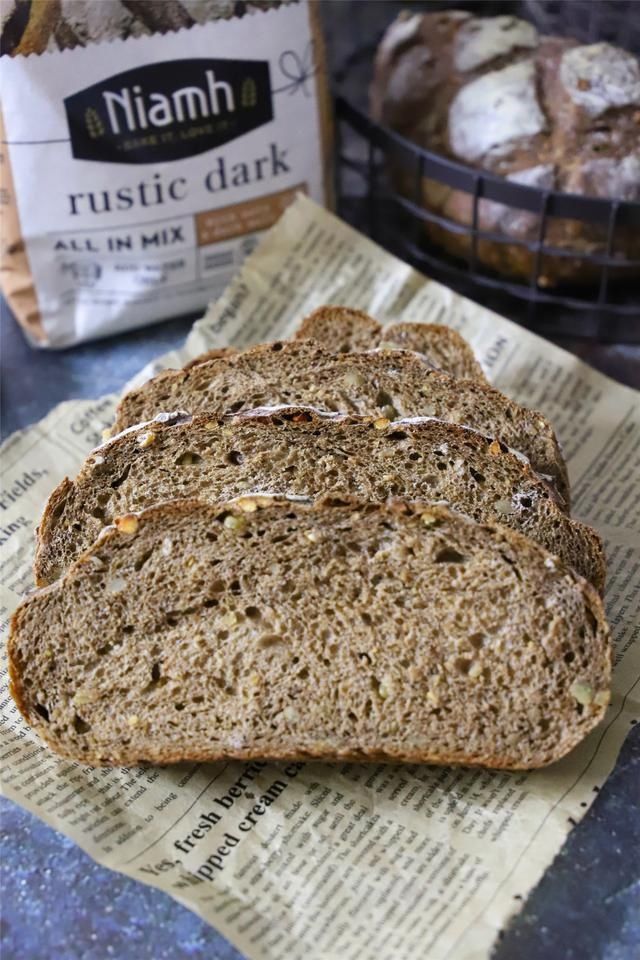  简单|简单2步，教你做无油无糖的乡村黑麦面包，营养低脂，好吃不长肉