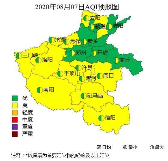 地区|本周河南空气质量优、良为主，这些地区臭氧污染风险较大