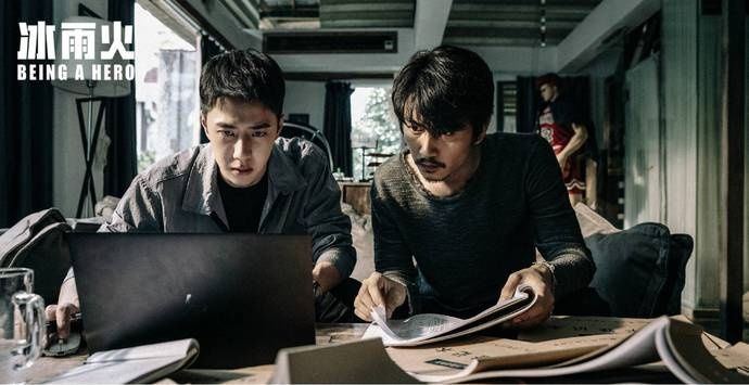  王一博|《冰雨火》角色剧照：王一博有演员那味儿了，陈晓挑战硬汉