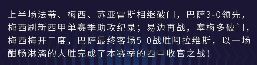  西甲|巴萨客场5-0大胜阿拉维斯，梅西刷新西甲助攻纪录