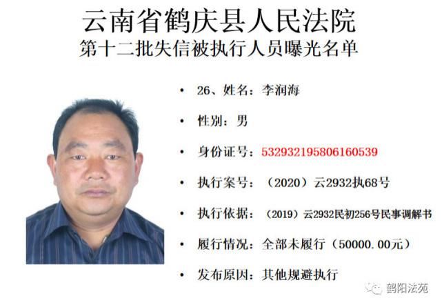 有人|又一批失信被执行人名单曝光,有人仅因为213元钱!