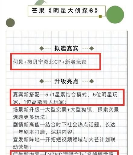  定档|《明侦6》定档！原班人马回归成难题，嘉宾结构发生大变化