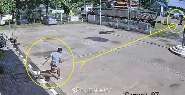逃跑|泰国毒贩在女友接应下从警局逃跑，藏匿湖中露鼻子呼吸被抓