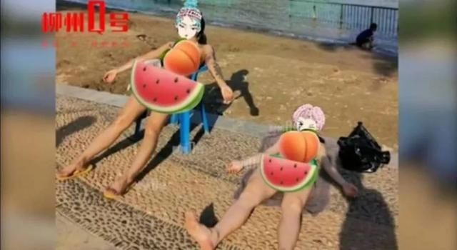 女子|女子穿比基尼在江边日光浴,网友吵翻了