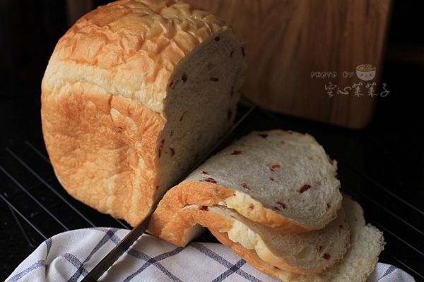  和面|无油酸奶蔓越莓吐司