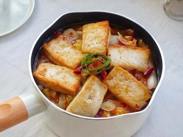 省时省力|白菜豆腐跟我做,比肉要好吃,秘密小配料,省时省力的极佳选择