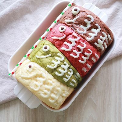  旗奶|鲤鱼旗奶香小面包