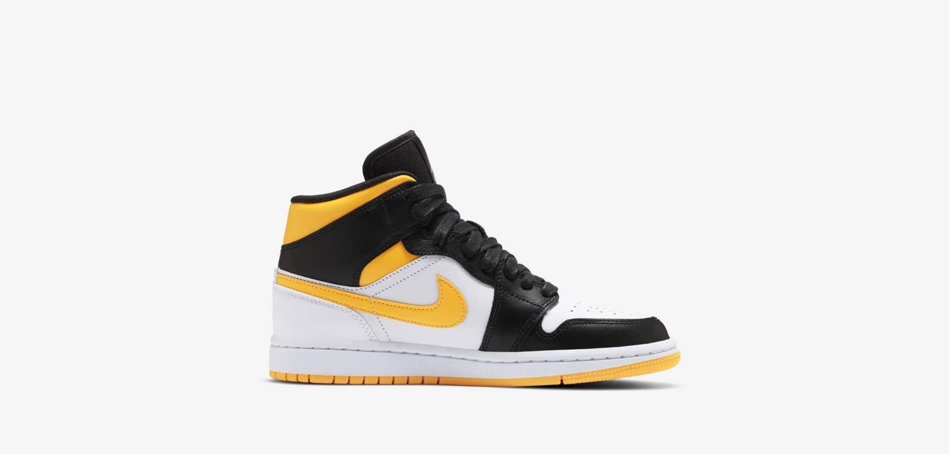  Air|黑脚趾+黄色飞翼！全新Air Jordan 1Mid登场