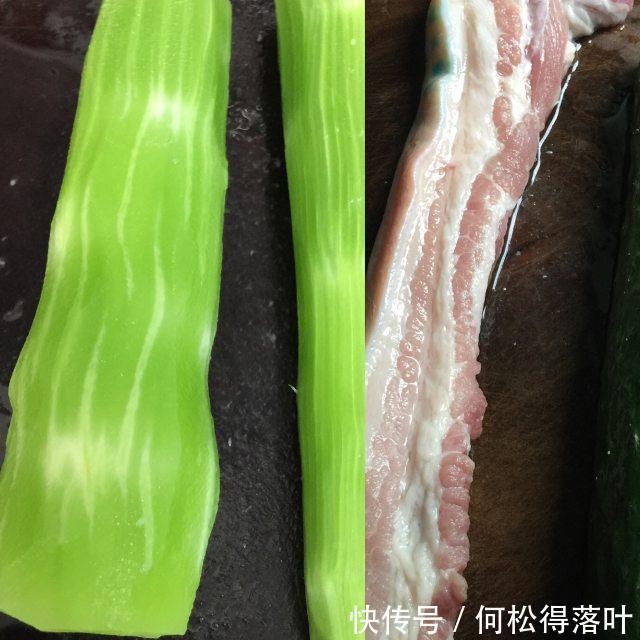 入味|五花肉炒莴笋，咸香入味，下饭极了