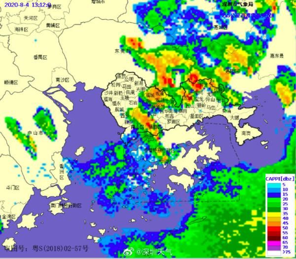 暴雨|暴雨+雷电预警生效！接下来两个小时内深圳的天气……