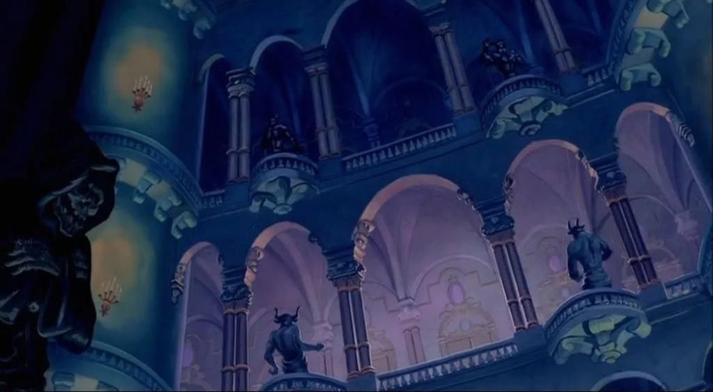  动画|迪斯尼经典动画背景美术资料公开