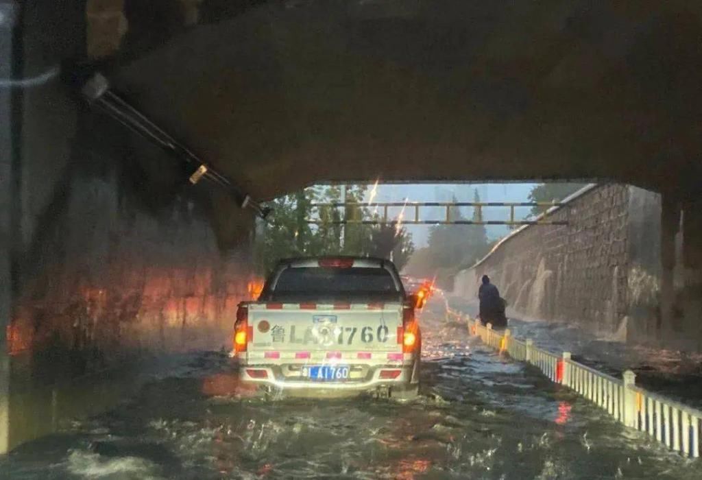 道路积水|山东多地暴雨！潍坊昨晚这里下的最大