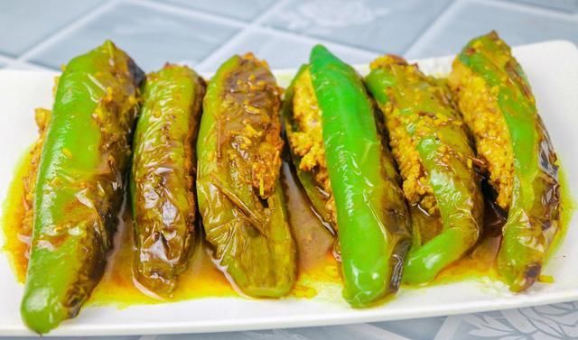  入味|馋哭隔壁小孩的“青椒酿肉”出教程啦，好吃入味下饭，真解馋