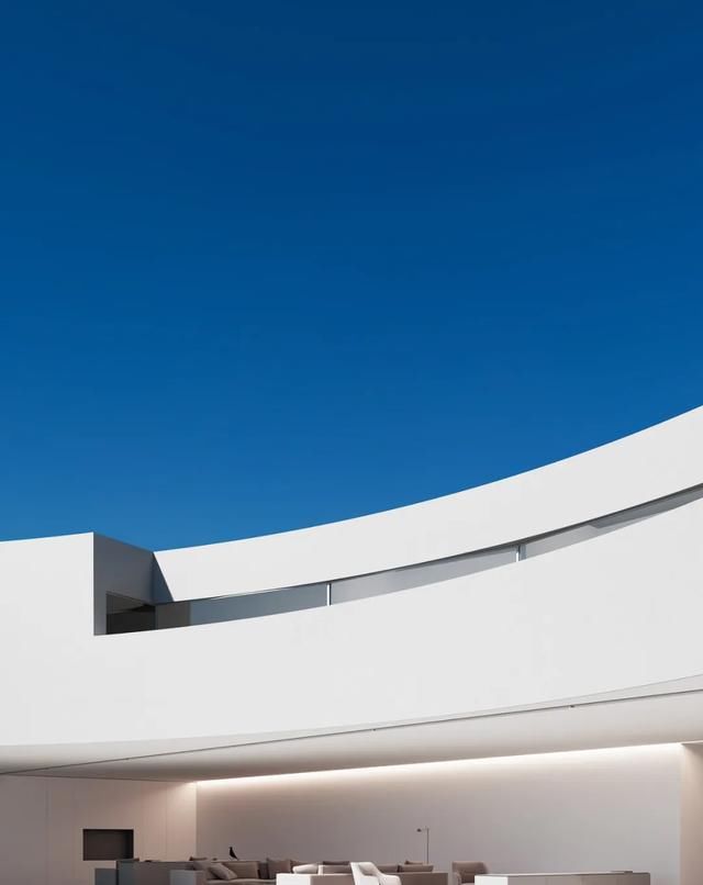  太美|太美了，白色极简主义别墅