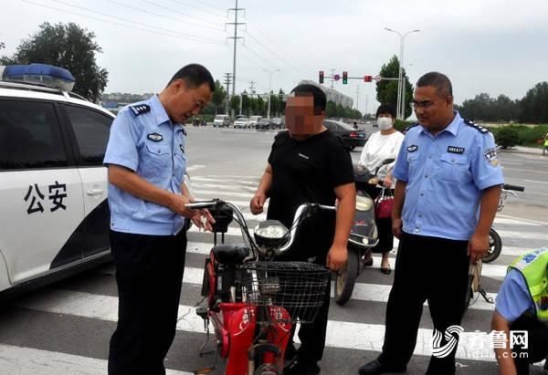 滨州|罚款20元！滨州阳信县开出首张未挂牌电动车上路罚单