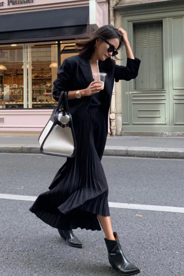 好看|今秋西装外套火了,这么穿好看又高级,时髦炸了