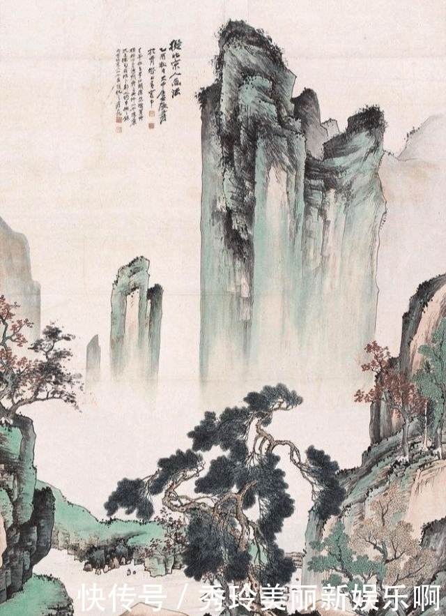 女儿|张大千卖给富商假画，被识破后不但没被责怪，反而撩到了人家女儿