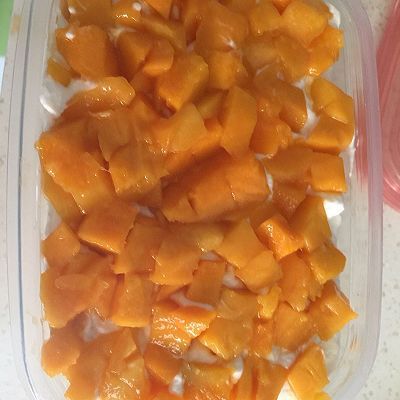 盒子|芒果奶油盒子蛋糕