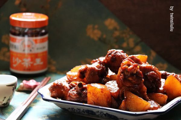  沙茶|沙茶酱烧土豆鸡块