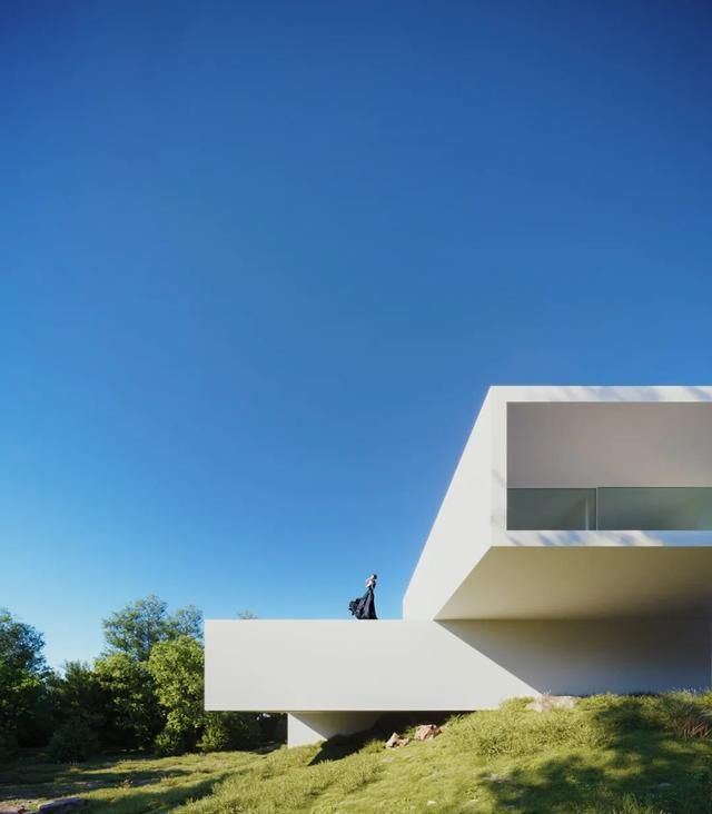  太美|太美了，白色极简主义别墅