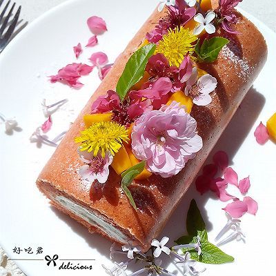 丝绒|红丝绒奶油蛋糕卷