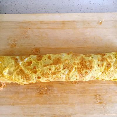  鸡蛋|西红柿炒米饭鸡蛋卷