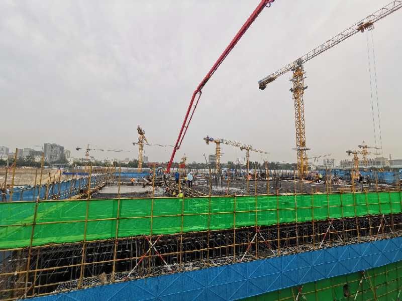 写字楼|建设如火如荼！和平路和车辆厂前街交汇处 石家庄中央商务区32号商业写字楼出地面