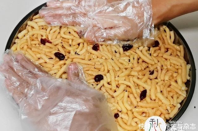 酥脆|教你在家自制沙琪玛,一学就会,香甜酥脆,味道超赞,比买的好吃